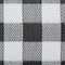 Black and White Buffalo Check Outdoor Floor Runner 3ft. x 6ft.